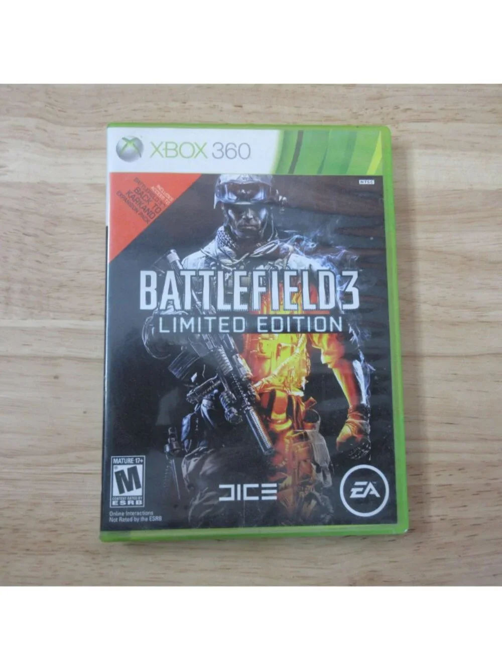 XBOX 360 Bundle 2 Video Games - Gears of War 2 & Battlefield 3